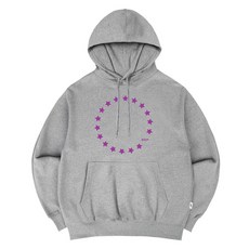 Escapefrom 圓環星星印花連帽衫