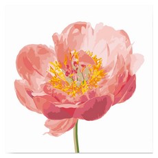 熱銷 DIY 繪畫, W24 迷你粉紅牡丹, 1個