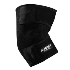 징바 팔꿈치보호대 밴드 블랙, 1개