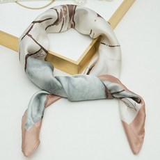 Atelic 100%真絲油畫圍巾禮品套組 14703 + 購物袋