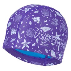 renoma 海灘標誌PU泳帽 RO-RC2E012, 1個, 紫色
