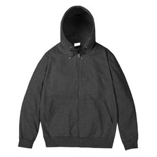 플레이즈 남성용 스트링 후드 베이직 집업 자켓