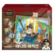 David Toy 泰迪熊積木 泰迪的海盜船 216p, 1個