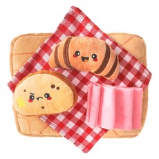 Hug Smart 野餐啾啾沙沙聲嗅聞訓練玩具組, 混合顏色, 1個