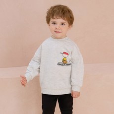 milkmile Peanuts 兒童史努比好朋友棒球大學T長袖T恤