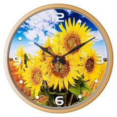 風水畫時鐘 380, 03 向日葵