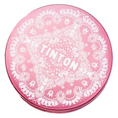 TINTON 大容量佩斯利版豐盈氣墊粉餅 粉色款 22g, 23 Natural Beige, 1個