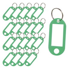 마다꾸미 열쇠 고리 네임택, 그린, 20개
