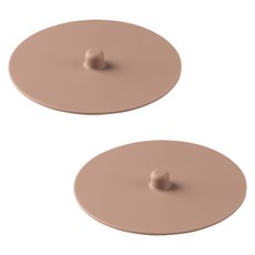 플라이토 국산 실리콘 펌킨 컵뚜껑, 브릭레드, 2개