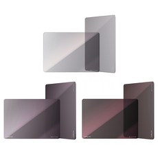 SmallRig 斯莫格 電影級奈米鍍膜方形濾鏡 4 x 5.65 3件套組, 1套, 4224(ND2), 4225(ND8), 4226(ND32)