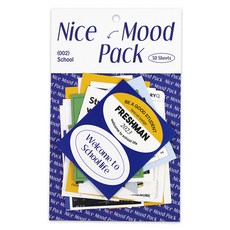 페이퍼리안 나이스 무드 스티커 세트, 스쿨, 1세트