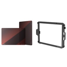 SmallRig 斯莫格 電影 ND128 奈米塗層方形濾鏡 + 遮光鬥託盤套組 4 x 5.65, 1套, 4228(濾鏡), 3319(托盤)