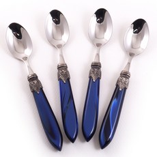 RIVADOSSI SANDRO Raula 咖啡匙, 藍色, 4個