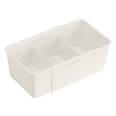 Block Mart 廚房隔板分離式可伸縮餐具收納盒 大型, 1個, 單一顏色