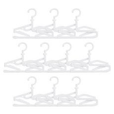 Dailyd 折疊衣架, 10個, 白色