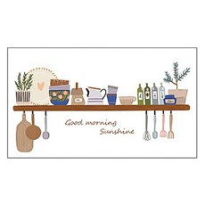 Block Mart 廚房防水磁磚壁貼 type6, 1個