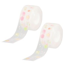 블럭마트 투명 디자인 테이프 type4, 2개