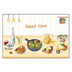 블럭마트 주방시트 방수 타일 벽 스티커 type1, 1개