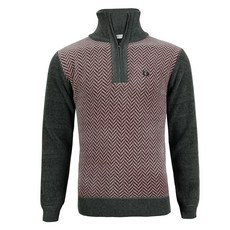 男士刷毛拉鍊高爾夫T恤 DW-3822