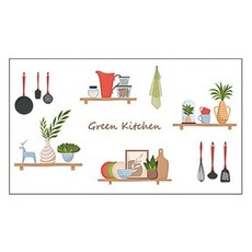 Block Mart 廚房壁貼 防水磁磚牆壁貼紙 type7, 1個