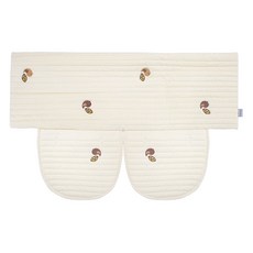 EmonG 安全第二代防踢防驚嚇枕 小米填充物, 1個, 100支紗 小鳥