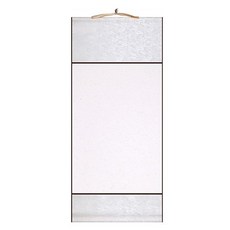 MaDaKkuMi 高級絲綢室內裝飾掛軸 02 小型 韓紙白, 1個