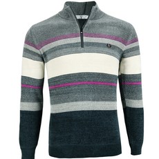 男性刷毛拉鍊高爾夫T恤 DW-3821