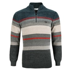 男性刷毛拉鍊高爾夫T恤 DW-3821