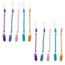 MaDaKkuMi 護士名牌夾繩 防丟失彈簧 高CP值10入組合, 混色, 1套