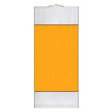 MaDaKkuMi 高級絲綢室內裝飾掛軸 17 大型 黃色, 1個