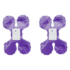 正月市集 生日派對拉簾 0.1 x 2 m, 深紫色, 2個