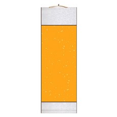 MaDaKkuMi 高級絲綢室內裝飾掛軸 11 中型 黃色, 1個