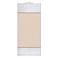 MaDaKkuMi 高級絲綢裝飾掛軸 16 大型 香檳金, 1個