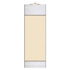 MaDaKkuMi 高級絲綢室內裝飾掛軸 09 中型 米色, 1個