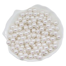 마다꾸미 비즈공예 진주알 8mm 100p, 아이보리, 1세트
