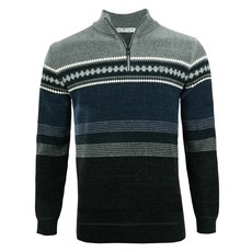 男款拉鍊針織高爾夫衫 DW-4141