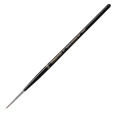 틴토레토 시베리안 콜린스키 세이블 37 수채화붓 Round brush short handle, 1개, 3/0호