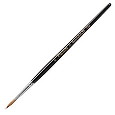 TINTORETTO 汀托雷托 西伯利亞科林斯基貂毛 37 水彩畫筆 Round brush short handle, 1個, 4號