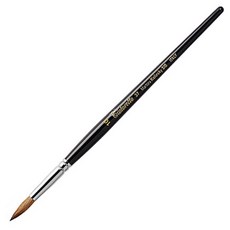 틴토레토 시베리안 콜린스키 세이블 37 수채화붓 Round brush short handle, 1개, 10호