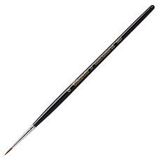틴토레토 시베리안 콜린스키 세이블 37 수채화붓 Round brush short handle, 1개, 0호