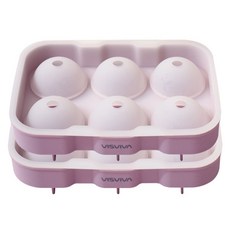 VISVIVA 6 個 Elin 矽膠托盤球, 粉色