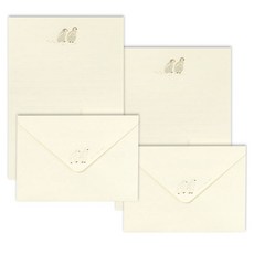 페이퍼리안 프롬 더 씨 편지지세트, 펭귄, 2세트