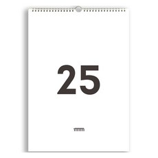 lucalab 2025 MMM Max壁掛式日曆, 1個, 單色
