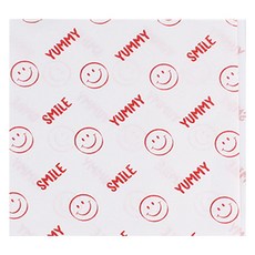 The Pack Company Noruji L 型微笑紅色 15 份食品包裝紙, 1入, 200個