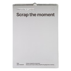 lucalab 2025 Scrap the Moment 壁掛月曆, 1個, 單一顏色
