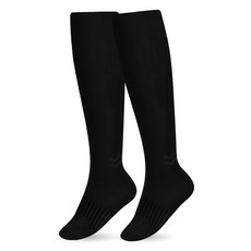 Crocodile 鱷魚 女士高爾夫無襯墊Linda基本款及膝襪 CD212, 黑色