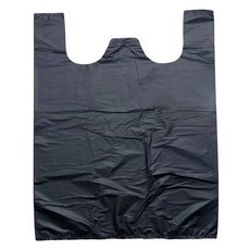 Woni's 黑色附提把塑膠袋, 22L, 200個