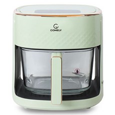 K page Komely 玻璃氣炸鍋 4.5L, CAF-G5600D, 橄欖綠