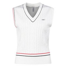 luxgolf 女款 430高爾夫 V領麻花針織背心 LB4A506W