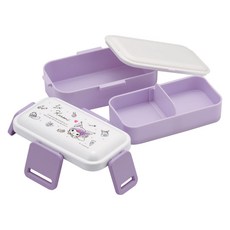 Skater PFLW4AG 抗菌2層攜帶式便當盒 600ml 24FW, 1個, 酷洛米